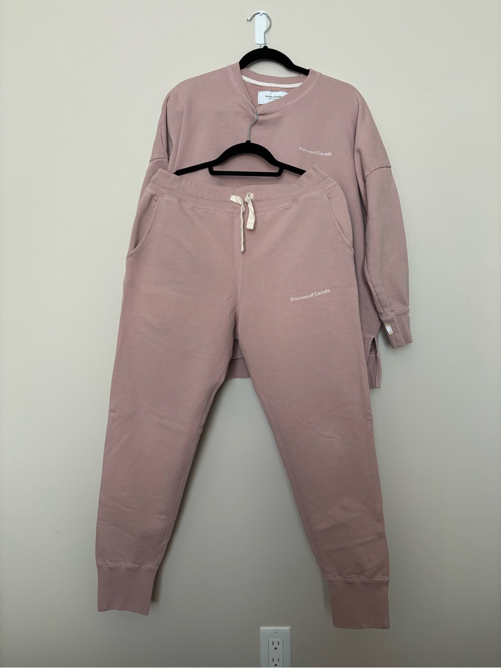 Province of Canada French Terry Sweatshirt & Skinny French Terry Sweatpants Dusk